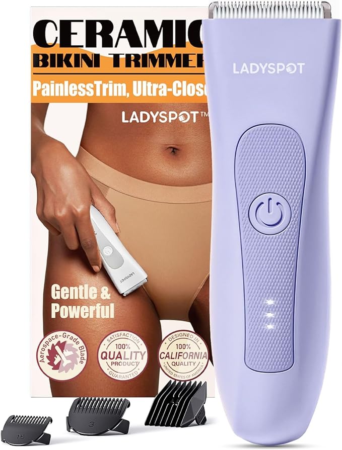 LADYSPOT™ - Recortadora de vello de área de bikini y área púbica para mujer.